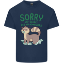 Sorry My Ferret Ate My Homework Funny Kids T-Shirt Childrens Navy Blue