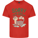 Sorry My Ferret Ate My Homework Funny Kids T-Shirt Childrens Red