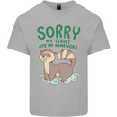 Sorry My Ferret Ate My Homework Funny Kids T-Shirt Childrens Sports Grey