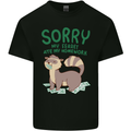 Sorry My Ferret Ate My Homework Funny Mens Cotton T-Shirt Tee Top Black