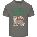 Sorry My Ferret Ate My Homework Funny Mens Cotton T-Shirt Tee Top Charcoal