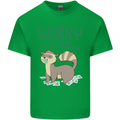 Sorry My Ferret Ate My Homework Funny Mens Cotton T-Shirt Tee Top Irish Green