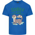 Sorry My Ferret Ate My Homework Funny Mens Cotton T-Shirt Tee Top Royal Blue