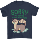 Sorry My Ferret Ate My Homework Funny Mens T-Shirt 100% Cotton Navy Blue