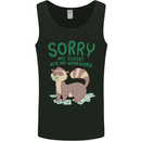 Sorry My Ferret Ate My Homework Funny Mens Vest Tank Top Black