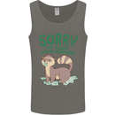 Sorry My Ferret Ate My Homework Funny Mens Vest Tank Top Charcoal