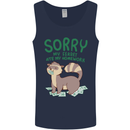 Sorry My Ferret Ate My Homework Funny Mens Vest Tank Top Navy Blue
