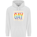 Sounds Gay Im In Funny LGBT Gay Pride Childrens Kids Hoodie White