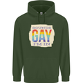 Sounds Gay Im In Funny LGBT Gay Pride Day Childrens Kids Hoodie Forest Green