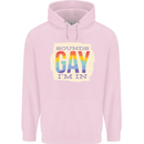 Sounds Gay Im In Funny LGBT Gay Pride Day Childrens Kids Hoodie Light Pink