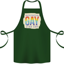 Sounds Gay Im In Funny LGBT Gay Pride Day Cotton Apron 100% Organic Forest Green