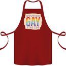 Sounds Gay Im In Funny LGBT Gay Pride Day Cotton Apron 100% Organic Maroon