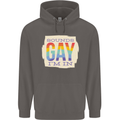 Sounds Gay Im In Funny LGBT Gay Pride Day Mens 80% Cotton Hoodie Charcoal