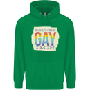 Sounds Gay Im In Funny LGBT Gay Pride Day Mens 80% Cotton Hoodie Irish Green