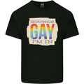 Sounds Gay Im In Funny LGBT Gay Pride Day Mens Cotton T-Shirt Tee Top Black