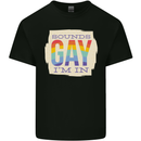 Sounds Gay Im In Funny LGBT Gay Pride Day Mens Cotton T-Shirt Tee Top Black