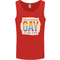 Sounds Gay Im In Funny LGBT Gay Pride Day Mens Vest Tank Top Red