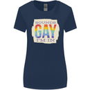 Sounds Gay Im In Funny LGBT Gay Pride Day Womens Wider Cut T-Shirt Navy Blue
