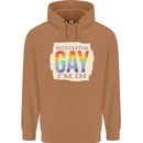 Sounds Gay Im In Funny LGBT Gay Pride Mens 80% Cotton Hoodie Caramel Latte