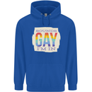 Sounds Gay Im In Funny LGBT Gay Pride Mens 80% Cotton Hoodie Royal Blue