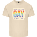 Sounds Gay Im In Funny LGBT Gay Pride Mens Cotton T-Shirt Tee Top Natural