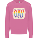 Sounds Gay Im In Funny LGBT Gay Pride Mens Sweatshirt Jumper Azalea