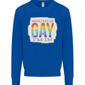 Sounds Gay Im In Funny LGBT Gay Pride Mens Sweatshirt Jumper Royal Blue