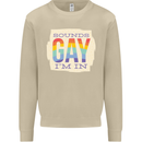 Sounds Gay Im In Funny LGBT Gay Pride Mens Sweatshirt Jumper Sand
