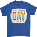 Sounds Gay Im In Funny LGBT Gay Pride Mens T-Shirt 100% Cotton Royal Blue