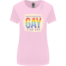 Sounds Gay Im In Funny LGBT Gay Pride Womens Wider Cut T-Shirt Light Pink