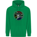 South Africa Bodybuilding Gym Training African Childrens Kids Hoodie Irish Green