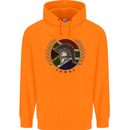 South Africa Bodybuilding Gym Training African Childrens Kids Hoodie Orange