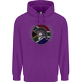 South Africa Bodybuilding Gym Training African Childrens Kids Hoodie Purple