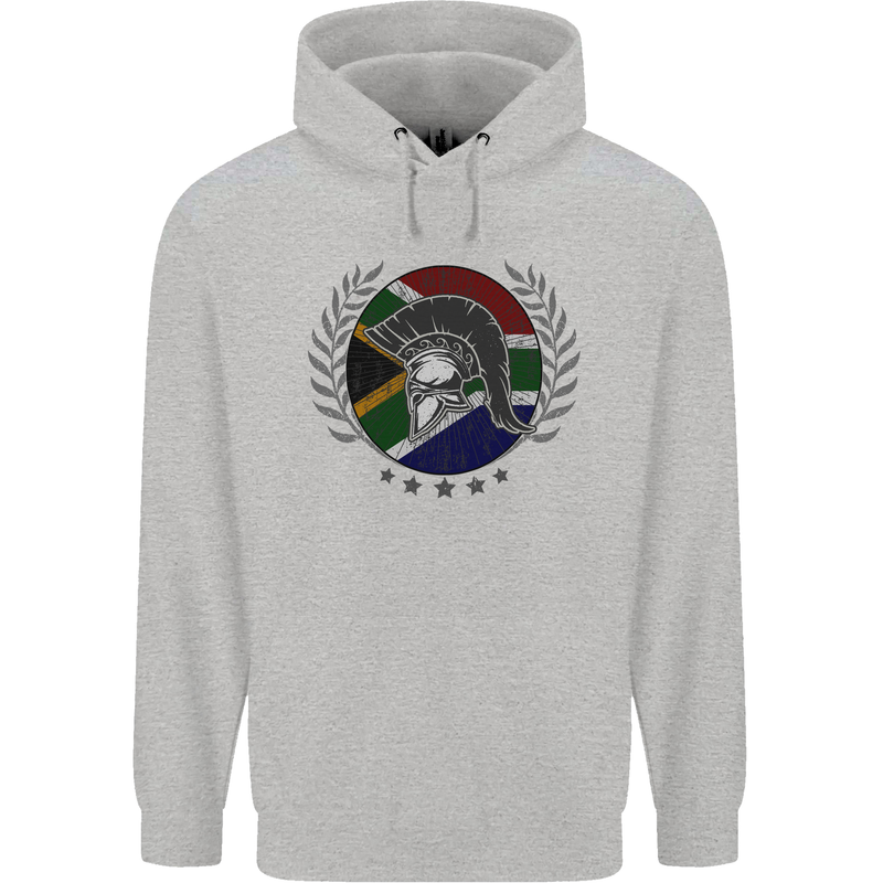 South Africa Bodybuilding Gym Training African Childrens Kids Hoodie Sports Grey