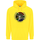 South Africa Bodybuilding Gym Training African Childrens Kids Hoodie Yellow