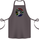 South Africa Bodybuilding Gym Training African Cotton Apron 100% Organic Dark Grey
