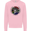 South Africa Bodybuilding Gym Training African Kids Sweatshirt Jumper Light Pink