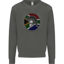 South Africa Bodybuilding Gym Training African Kids Sweatshirt Jumper Storm Grey