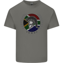 South Africa Bodybuilding Gym Training African Kids T-Shirt Childrens Charcoal