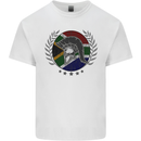 South Africa Bodybuilding Gym Training African Kids T-Shirt Childrens White