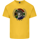 South Africa Bodybuilding Gym Training African Kids T-Shirt Childrens Yellow