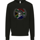 South Africa Bodybuilding Gym Training African Mens Sweatshirt Jumper Black
