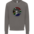 South Africa Bodybuilding Gym Training African Mens Sweatshirt Jumper Charcoal