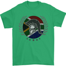 South Africa Bodybuilding Gym Training African Mens T-Shirt 100% Cotton Irish Green