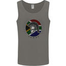 South Africa Bodybuilding Gym Training African Mens Vest Tank Top Charcoal