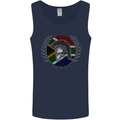 South Africa Bodybuilding Gym Training African Mens Vest Tank Top Navy Blue
