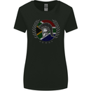 South Africa Bodybuilding Gym Training African Womens Wider Cut T-Shirt Black