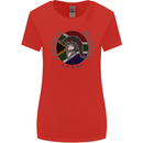 South Africa Bodybuilding Gym Training African Womens Wider Cut T-Shirt Red