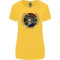 South Africa Bodybuilding Gym Training African Womens Wider Cut T-Shirt Yellow