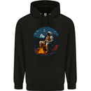 Space Camp Funny Astronaut Camping Childrens Kids Hoodie Black